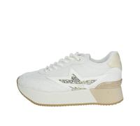 Liu Jo Scarpe Donna Dreamy 03 Sneaker Ruined Denim/Shiny Mesh/Glitter DS24LJ13 BA4083 TX404