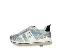 Scarpe sneaker Liu-Jo Maxi Wonder 71 denim/glitter/cow suede denim/silver donna DS24LJ14 BA4055 TX393 40
