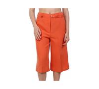 Liu Jo - Shorts Bermuda en lin - Femme - Shorts - Orange - Taille: 44 FR
