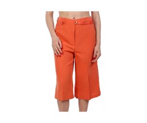 Liu Jo - Shorts Bermuda en lin - Femme - Shorts - Orange - Taille: 44 FR