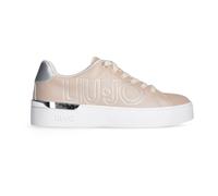 Liu Jo - Silvia 907 Baskets en Cuir Saffiano Sable - Femme - Chaussures - Beige - Taille: 39 EU
