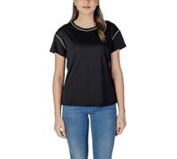 Liu Jo Strass T-shirt Noir Coton : Taille - XS Taille : XS