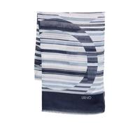 Liu Jo - Striped Scarf - Femme - Accessoires - Bleu - Taille: ONE Size