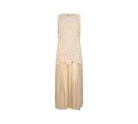 Liu Jo - Summer Midi Dress - Femme - Robes - Beige - Taille: 42 FR