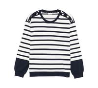 Liu Jo - SweaT-shirt à rayures - Femme - Sweatshirts et sweats à capuche - Bleu - Taille: 40 FR