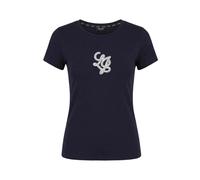 Liu Jo - T-shirt avec logo orné - Femme - Tops - Bleu - Taille: 38 FR