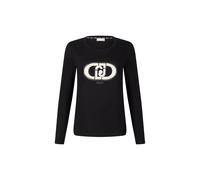 Liu Jo T-shirt noir / transparent / blanc, Taille S