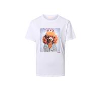 Liu Jo T-shirt orange / argent / blanc, Taille XS