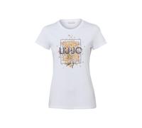 Liu Jo T-shirt orange clair / noir / blanc, Taille S