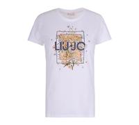 Liu Jo - T-shirt stampa floreale - Femme - Tops - Blanc - Taille: 40 FR