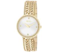 LIU Jo TLJ1811 - Montre analogique à Quartz pour Femme avec Bracelet en Acier Inoxydable, Couleur dorée