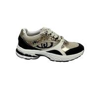 Liu Jo Trixie 01 Baskets pour femme Noir/corde, Noir, or, multicolore, 37 EU