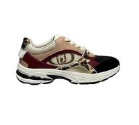 Liu Jo Trixie 01 Baskets pour femme Noir/nude/animalier, Noir Nude Animalier, 40 EU