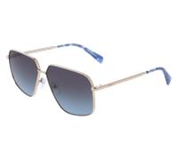 Liu Jo Unisex Liu Jo LJ162S 722 Lunettes de soleil Métal Or Gris Pilote Normale