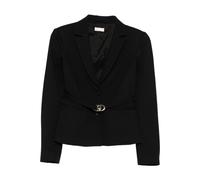 Liu Jo - Veste avec ceinture griffée - Femme - Vestes - Noir - Taille: 44 FR