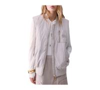 Liu Jo - Veste légère en lin - Femme - Vestes - Beige - Taille: 36 FR