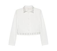 Liu Jo - Veste Ornée de Clous - Femme - Vestes - Blanc - Taille: 42 FR
