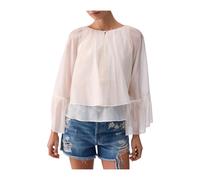 Liu Jo - Wa6400 T435A Tunique Blouse - Femme - Blouses et Chemises - Blanc - Taille: 38 FR