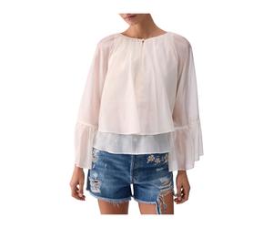 Liu Jo - Wa6400 T435A Tunique Blouse - Femme - Blouses et Chemises - Blanc - Taille: 40 FR