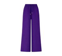Liu Jo - Wide Pantalons - Femme - Pantalons - Violet - Taille: 44 FR
