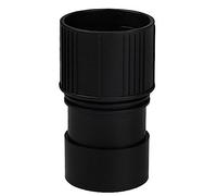 LIUASMUE Adaptateur universel de tuyau d'aspirateur industriel 40 mm à 48 mm Adaptateur de port de tuyau d'aspirateur Noir