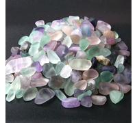LIUBI Perles de Verre, Cristaux, copeaux, minerai de Quartz, minéraux, guérison Reiki, agates roulées, spécimen, décoration d'aquarium