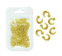 LIUBI Remplissage de Cristal, Rivets métalliques, Accessoires, résine époxy, Silicone, Remplissage de moules, Fabrication de Bricolage, 5 g de résine