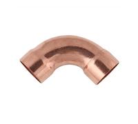 LIUCH 1/2 "3/4" 1 "12.7 16 19 22 25.4 28.6 32-67mm ID cuivre Fin Alimentation Long Rayon 90 degrés coude raccord coupleur for climatiseur(ID 32mm Wall 1.5mm)