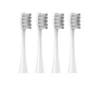 LIUCH 2/4/6 pièces têtes de rechange souples for X/X PRO/ Z1/ F1 têtes de brosse bleues brosse à dents sonique buses à poils sous vide(4PCSGray)