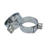 LIUCH 2 pièces/lot 220 V 70-140 mm ID intérieur Dia. Bande chauffante en mica 50/60/70/80/90/100 mm de hauteur pour machine à injection plastique (ID 95 mm, H-100 MM_220 V)