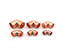 LIUCH 3/4 "1" 19 22 25 28mm ID 99.9% cuivre Fin Alimentation Soudure 90 degrés coude raccord de plomberie coupleur for climatisation(ID 25mm Wall 1.5mm)