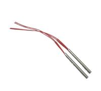 LIUCH 8x40 8 * 40mm 100W AC 110V 220V 380V, Cylindre en Acier Inoxydable, Moule, élément Chauffant, Cartouche chauffante à Une extrémité(1Pc 100W-380V)