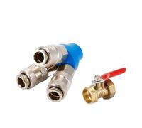 LIUCH Accessoires de compresseur d'air à couplage comprimé ue, raccords rapides de 1/4 pouces, distributeur de gaz, collecteur, libération de connecteur pneumatique(EU-SMY w ball)