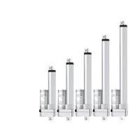 LIUCH Actionneur linéaire 24 V 1000 N, course de 50 mm, 100 mm, 200 mm, 400 mm, 600 mm, 800 mm, 900 mm, 1000 mm, moteur de motorisation for suiveur solaire 90 mm/s(500N 20mm s,STROKE 200MM_24V)