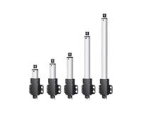 LIUCH Actionneur linéaire micro-électrique DC12 V, mini tige télescopique, tige de poussée, moteur alternatif DC 188 N for table élévatrice et lit automatique(15mm Per Second 64N,12V-100mm Stroke)