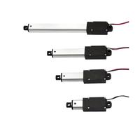 LIUCH Actionneur linéaire micro personnalisé 6 V, 12 V, 24 V, course de 10/30/50/100 mm, for télécommandes, robotique et automatisation(12V 150MMS 6.4N,50mm stroke)