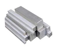 LIUCH Barre carrée en Acier Inoxydable, Plaque Plate, différentes Tailles(Length 500mm 1pc,10x50mm)