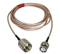 LIUCH Câble BNC mâle vers PL259 UHF mâle droit RG316 RF Jumper Pigtail 4 pouces ~ 10 m(10FT (3M))