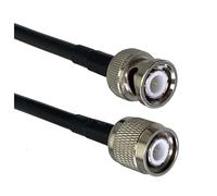 LIUCH Câble coaxial RF droit RG58 BNC mâle vers TNC, 6 pouces à 20 m(10FT (3M))