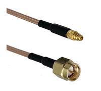 LIUCH Câble de raccordement RF droit et à angle droit RG316 SMA RP SMA vers MCX MMCX mâle et femelle jack 4 pouces ~ 10 pieds(SMA M to MMCX M,2FT (60CM))