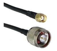 LIUCH Câble de raccordement RF droit RG316 RG58 N vers N SMA RP SMA mâle et femelle jack écrou cloison câble de raccordement en queue de cochon 6 pouces ~ 20 m(RG58 N M to RPSMA M,2FT (60CM))