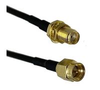 LIUCH Câble de raccordement RF RG174 SMA femelle vers prise SMA mâle, 4 à 10 pieds(6inch (15CM))