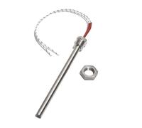 LIUCH Cartouche chauffante avec filetage M16 x 1.5, élément chauffant for radiateur de terre, 12V 24V 36V 48V(Heater with Nut,24V_150W 12X100MM)