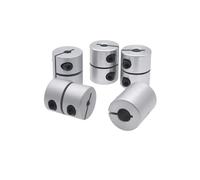 LIUCH Coupleur d'arbre rigide D20L25 for imprimante 3D, accouplement à vis en alliage d'aluminium 4/5/6/6,35/7/8 for accessoires de servomoteur pas à pas(4x6)