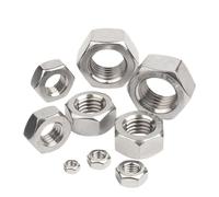 LIUCH Écrou hexagonal à filetage inversé M3-M20, filetage à gauche, en acier inoxydable 304, écrou hexagonal à denture gauche(M3 (50pcs))