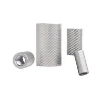 LIUCH Écrous d'accouplement ronds moletés allongés en acier inoxydable 304 M2 M2.5 M3 M4 M5, écrous cylindriques à serrage par pouce, écrous à manchon(M5x30x10mm-5pcs)