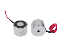 LIUCH Électro-aimant solénoïde 34x25mm P34/25, aimant électrique puissant 5V 6V 12V 24V DC, levage 25Kg 250N, ventouse(24V)