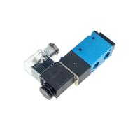 LIUCH Électrovanne pneumatique à 3 voies, 2 positions, 12 V, 24 V, 220 V, commande électrique, vanne magnétique à gaz, raccord de tuyau 10 mm, 6 mm, 8 mm(6mm-Adjust,AC 36V)