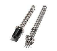 LIUCH Élément chauffant à trois pinces G2"/1,5", dix éléments chauffants tubulaires électriques for brassage 1,5 kW-12 kW SUS304 220 V, pièce(1.5inch 220V 4.5KW)