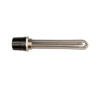 LIUCH Élément chauffant DN50, tube électrique tubulaire 220 V/380 V 3U, de chaudière en acier inoxydable 2 pouces(380V,9KW 370mm SS304)